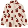 Austin Pile Printed Fleece Jacket Rust White Apple 2 Austin Pile Printed Fleece Jacket Rust White Apple -Childrens Fashion Discount Store 1024x1024