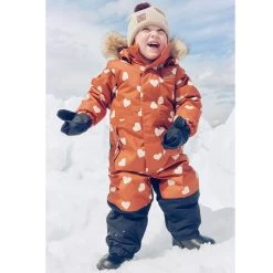 Chamonix Heart Printed Snowsuit Ginger -Childrens Fashion Discount Store 1024x1024 1054