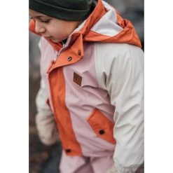 Edinburgh Color-blocked Recycled Rain Jacket Woody Rose/Rust -Childrens Fashion Discount Store 1024x1024 1174