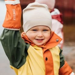 Edinburgh Recycled Lined Rain Coverall Yellow/Rust/Moss -Childrens Fashion Discount Store 1024x1024 1367