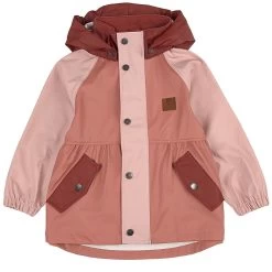 Edinburgh Recycled Rain Jacket Woody Rose/Burnt Pink/Burgundy