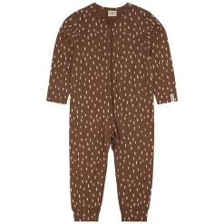 Dotted One-piece Brown