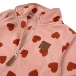 Northpole Recycled Heart Printed Fleece Jacket Woody Rose -Childrens Fashion Discount Store 1024x1024 153
