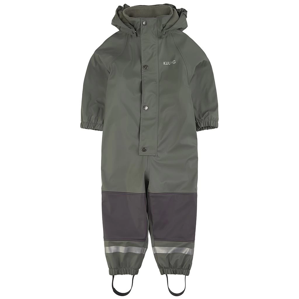 Douglas Lined Recycled Rain Coverall Green 3 Douglas Lined Recycled Rain Coverall Green