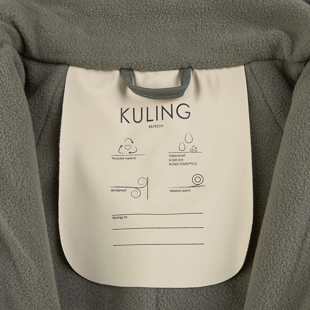 Douglas Lined Recycled Rain Coverall Green 7 Douglas Lined Recycled Rain Coverall Green - Image 5