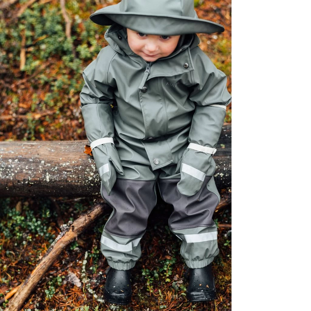 Douglas Lined Recycled Rain Coverall Green 12 Douglas Lined Recycled Rain Coverall Green - Image 10