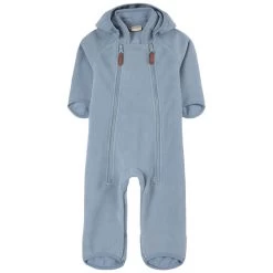 Livigno Wind Fleece Coverall Pale Flintstone Blue