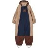 Milano Color-blocked Shell Coverall Navy/Dark Brown/Sand -Childrens Fashion Discount Store 1024x1024 1823