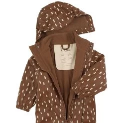 Douglas Recycled Lined Dotted Rain Coverall Brown -Childrens Fashion Discount Store 1024x1024 1885