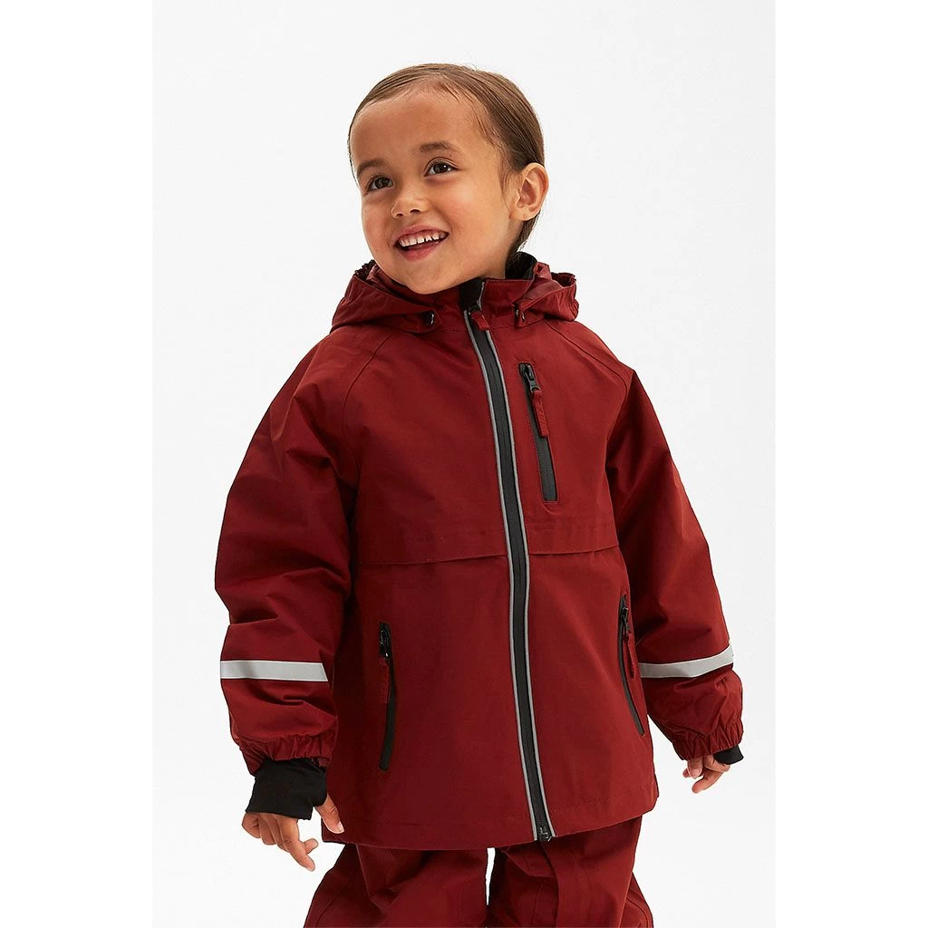 Trysil Shell Jacket Burgundy 4 Trysil Shell Jacket Burgundy - Image 2