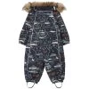 Val D'Isere Snowsuit Navy Landscape