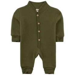 Wool Fleece Suit Moss Green