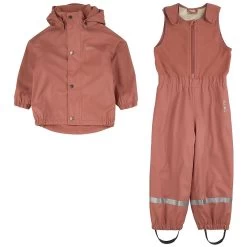 Childrens Fashion Discount Store 14 Ottawa Recycled Lined Rain Set Burnt Pink