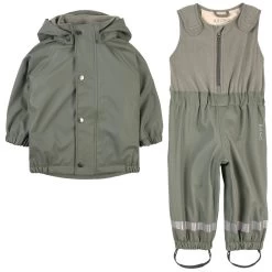 Childrens Fashion Discount Store 12 Ottawa Lined Recycled Rain Set Light Green