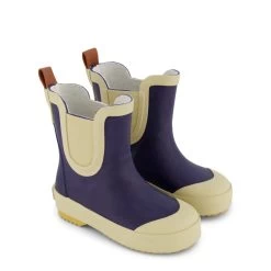 Wells Color-blocked Rain Boots Navy/Sand -Childrens Fashion Discount Store 1024x1024 2293