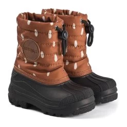 Isaberg Winter Boots Brown Dots