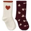 2-Pack GOTS Korfu Socks Violet Grape Hearts/Ginger Heart -Childrens Fashion Discount Store 1024x1024 251