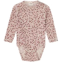 Brisbane Floral Wool Baby Body Pink