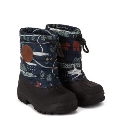 Isaberg Winter Boots Navy Landscape