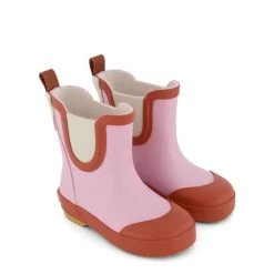 Wells Color-blocked Rain Boots Woody Rose/Rust -Childrens Fashion Discount Store 1024x1024 2750