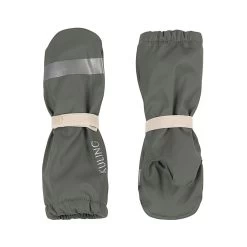 Vilnius Recycled Rain Mittens Green