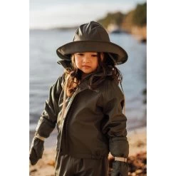 Vilnius Recycled Rain Mittens Green -Childrens Fashion Discount Store 1024x1024 2919