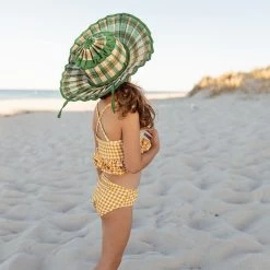 Valencia Flounce Tankini Yellow Check -Childrens Fashion Discount Store 1024x1024 298