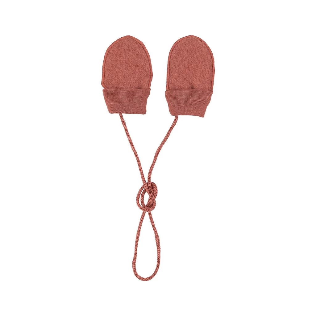 Merino Mittens Burnt Pink 3 Merino Mittens Burnt Pink