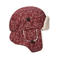 Levi Floral Trapper Hat Violet Grape