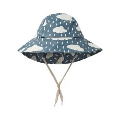 Vasa Recycled Rain Hat Petrol Rain Clouds