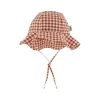 Woven Sun Hat Rust Check -Childrens Fashion Discount Store 1024x1024 3104