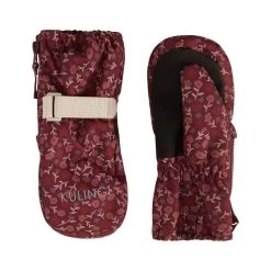 Tallinn Floral Mittens Violet Grape