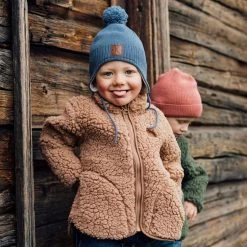 Dayton Teddy Fleece Jacket Walnut -Childrens Fashion Discount Store 1024x1024 323