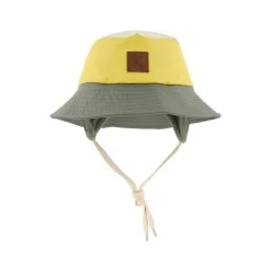 Liverpool Color-blocked Recycled Rain Hat Harvest Yellow/Light Green