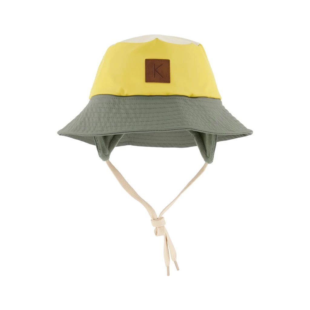Liverpool Color-blocked Recycled Rain Hat Harvest Yellow/Light Green 3 Liverpool Color-blocked Recycled Rain Hat Harvest Yellow/Light Green