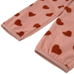 Northpole Recycled Heart Printed Fleece Pants Woody Rose -Childrens Fashion Discount Store 1024x1024 329