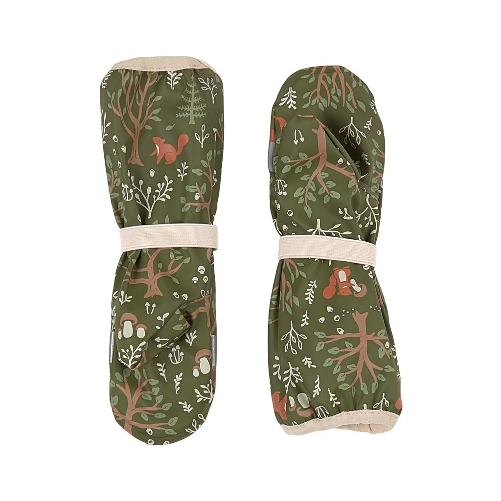 Vilnius Recycled Rain Mittens Acorn 4 Vilnius Recycled Rain Mittens Acorn - Image 2