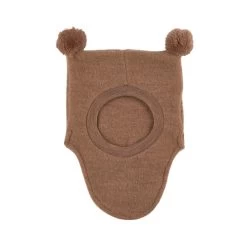 Wool Balaclava Walnut