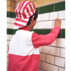 Striped Cap Candy Pink/Bright Red -Childrens Fashion Discount Store 1024x1024 3383