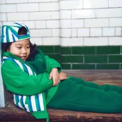 Stripe Baseball Cap Grass Green/Klein Blue -Childrens Fashion Discount Store 1024x1024 3401