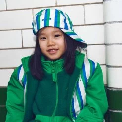 Stripe Baseball Cap Grass Green/Klein Blue -Childrens Fashion Discount Store 1024x1024 3402