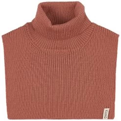 Rib-knit Neck Warmer Burnt Pink