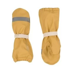 Vilnius Recycled Rain Mittens Harvest Yellow