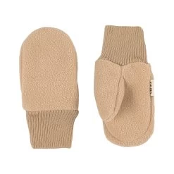 Livigno Wind Fleece Mittens Sand