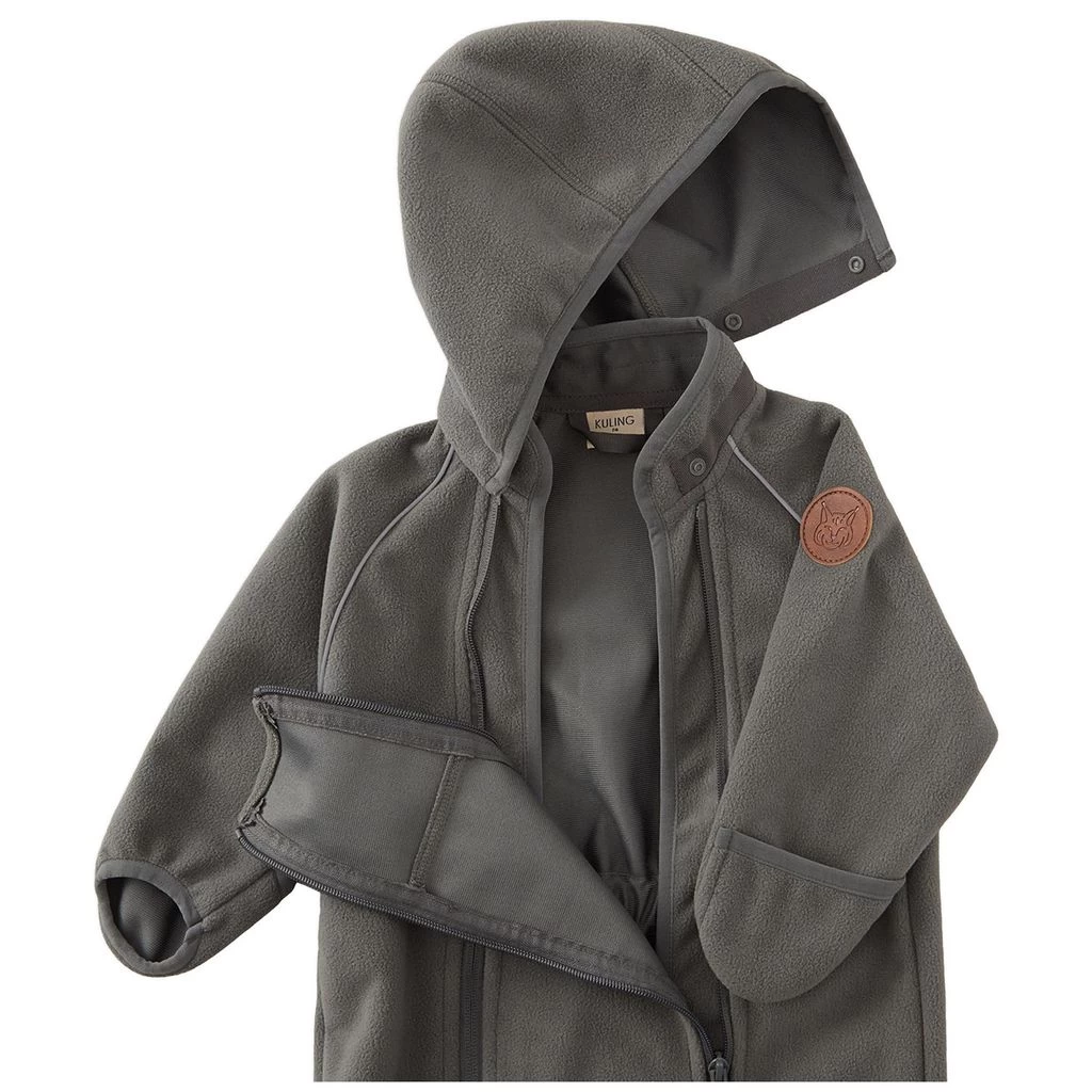 Livigno Recycled Wind Fleece Coverall Green 5 Livigno Recycled Wind Fleece Coverall Green - Image 3