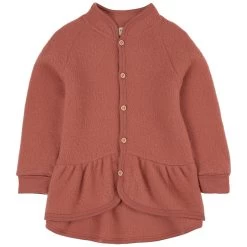 Wool Fleece Jacket Burnt Pink