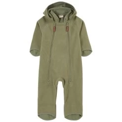 Livigno Wind Fleece Coverall Pale Moss Green