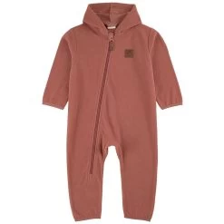 Northpole Fleece Onesie Burnt Pink