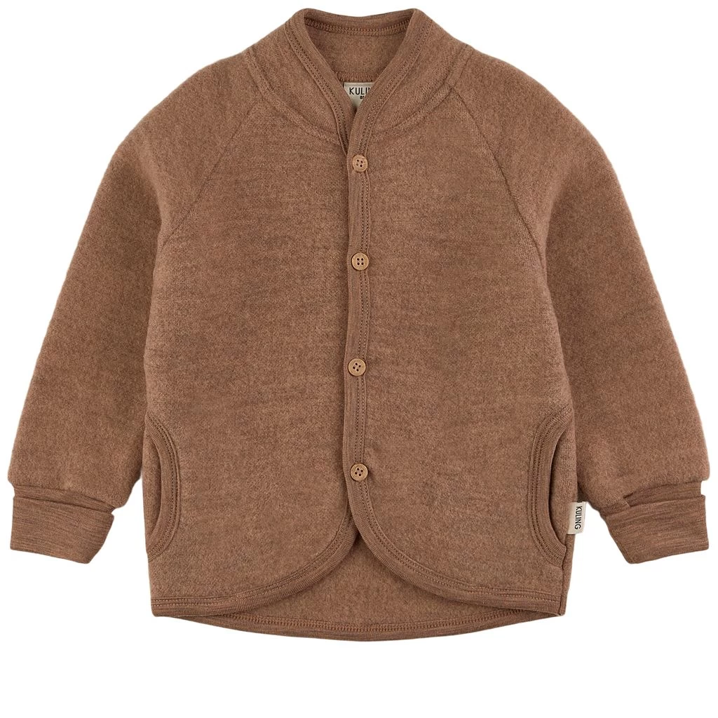 Wool Fleece Jacket Walnut 3 Wool Fleece Jacket Walnut