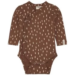 Dotted Wrap Body Brown